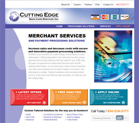 Bankcard Services Web Site Design